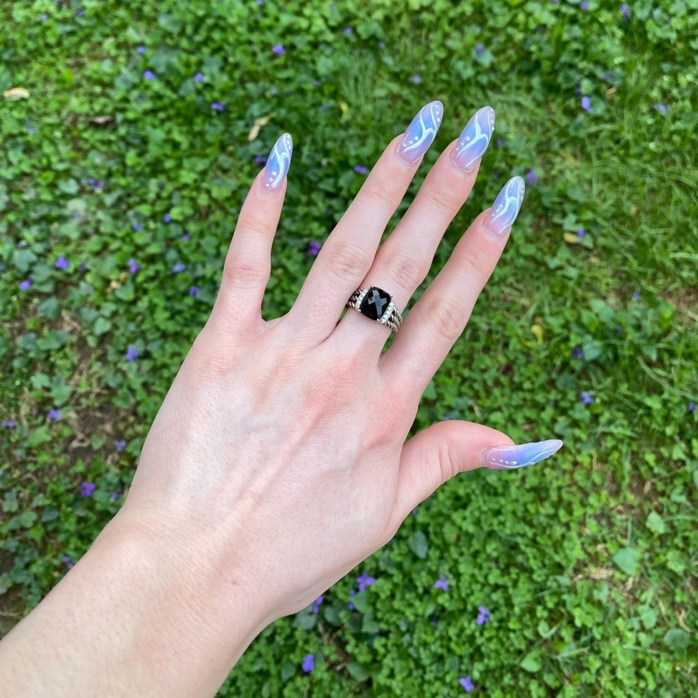 David Yurman black onyx ring